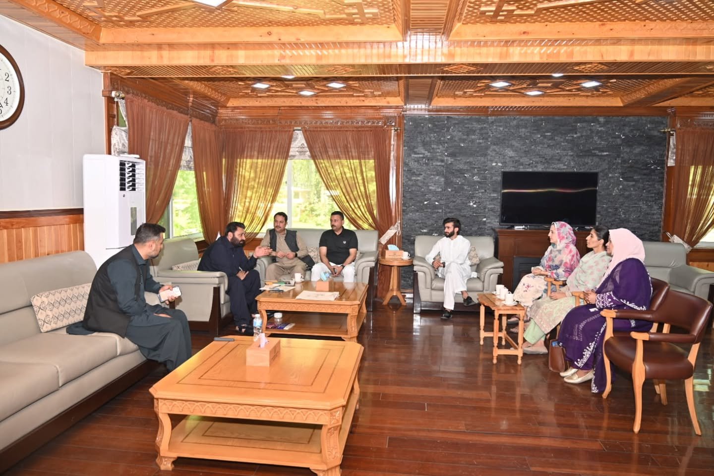 GBSHA CEC members meeting with the Chief Minister of Gilgit-Baltistan